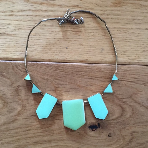 Anthropologie Jewelry - Mint Green anthropologie statement necklace